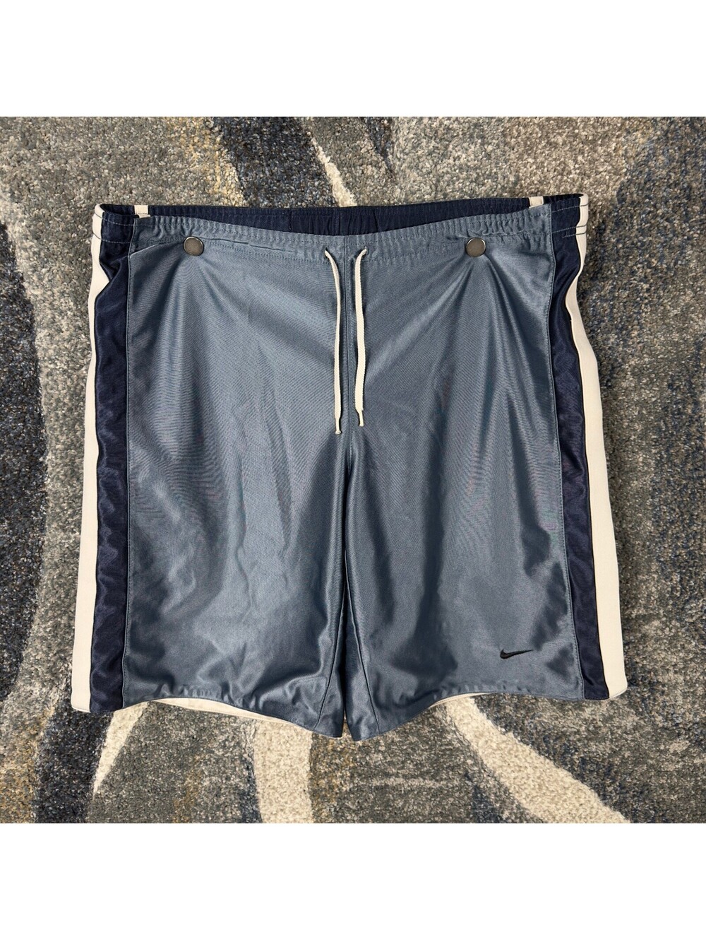 Vintage Nike Hoops Reversible Basketball Shorts Mens XL Navy - Picture 5 of 6
